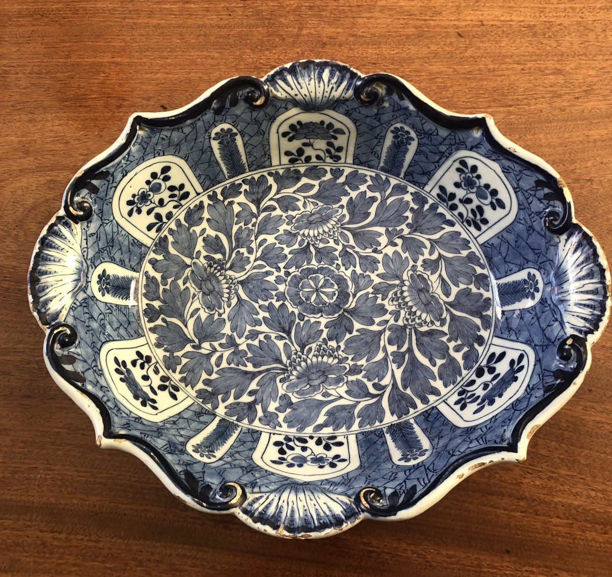 Plat Delft, XVIIIème .