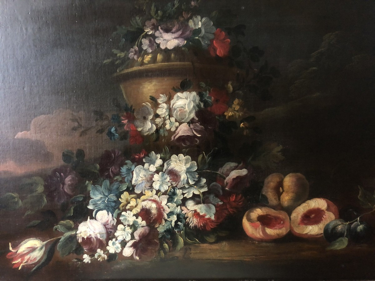 Nature morte, XVIIIème .-photo-2