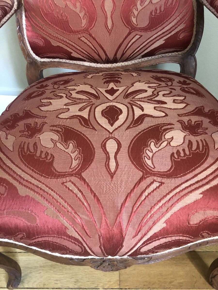 Paire de fauteuils, XVIIIème .-photo-1