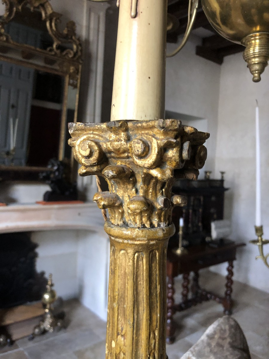 Lamp Base, 18th Century.-photo-2