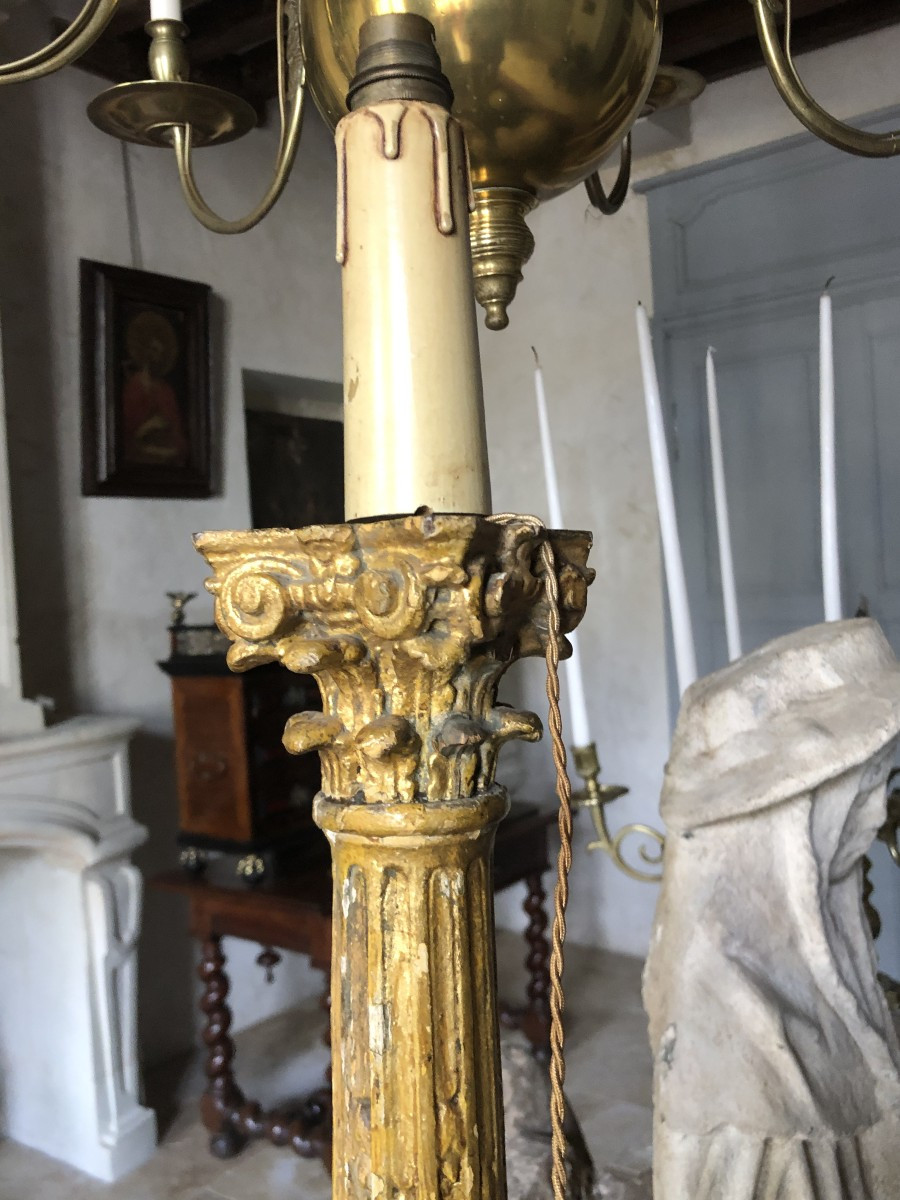 Lamp Base, 18th Century.-photo-4