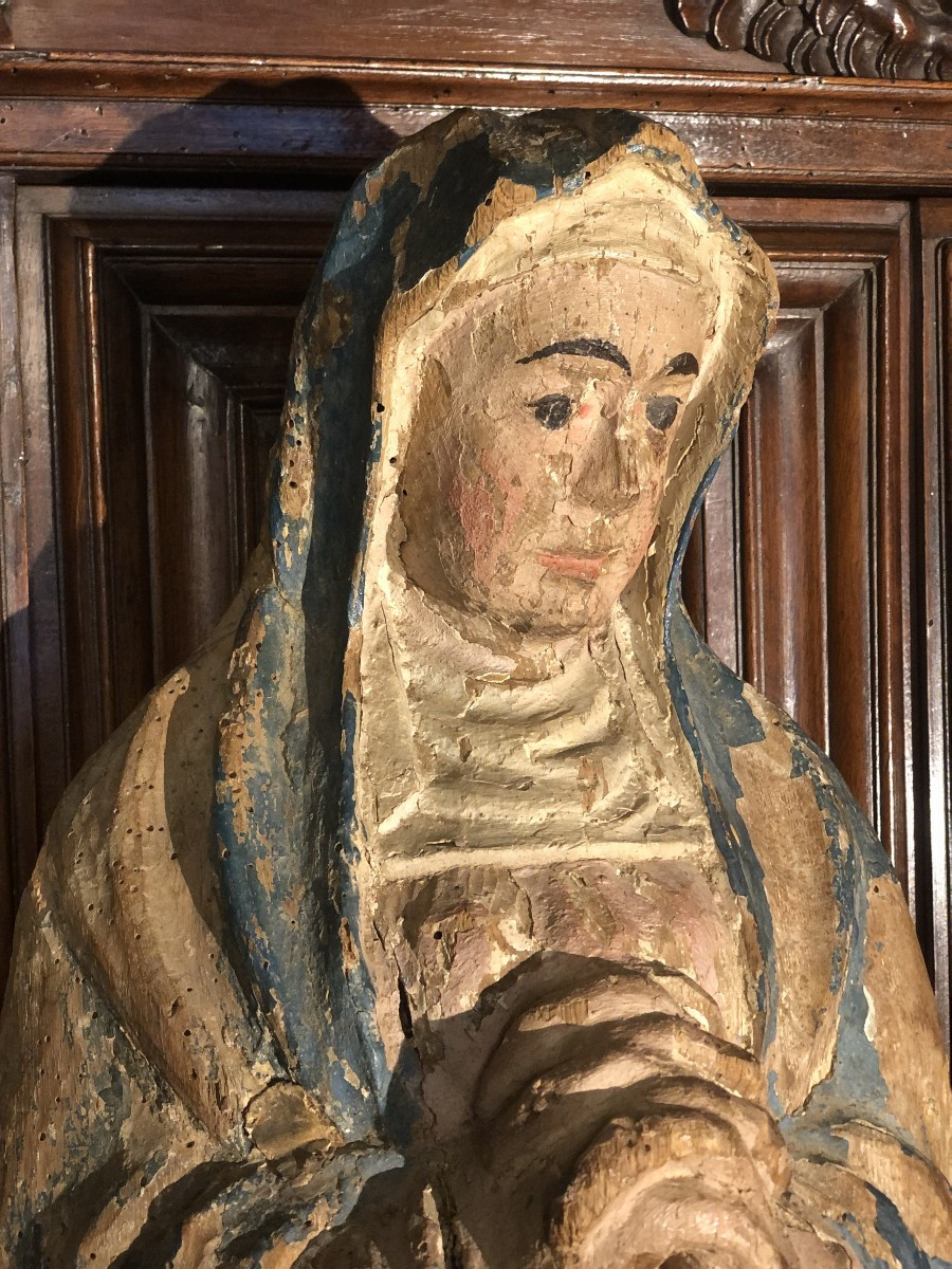 Virgin Of Calvary, 17th Century.-photo-4