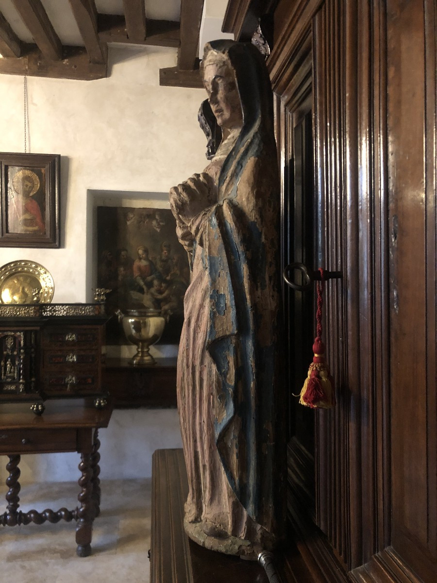 Virgin Of Calvary, 17th Century.-photo-5