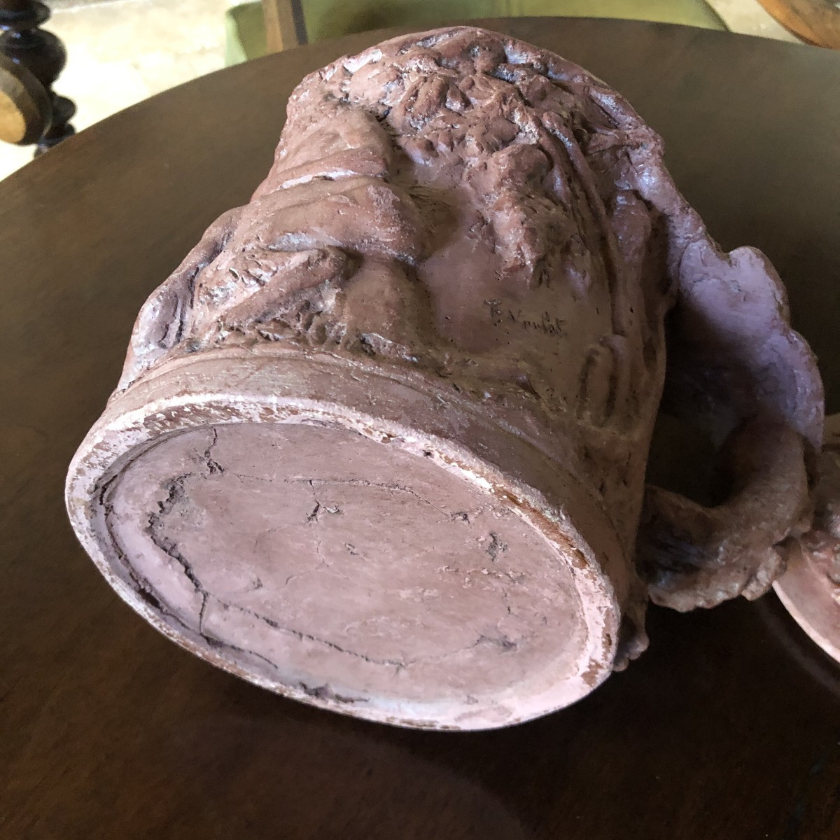 Chope en terre cuite .-photo-4