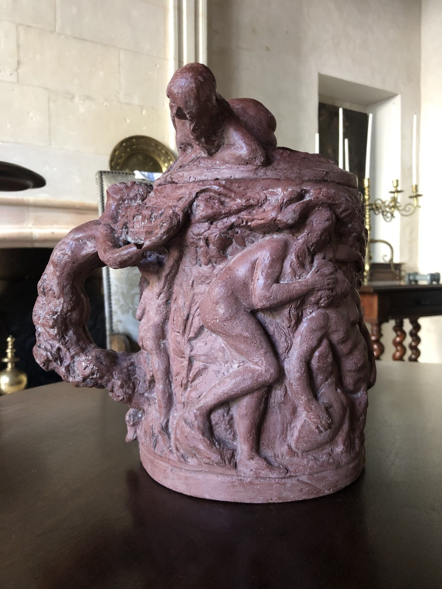 Chope en terre cuite .