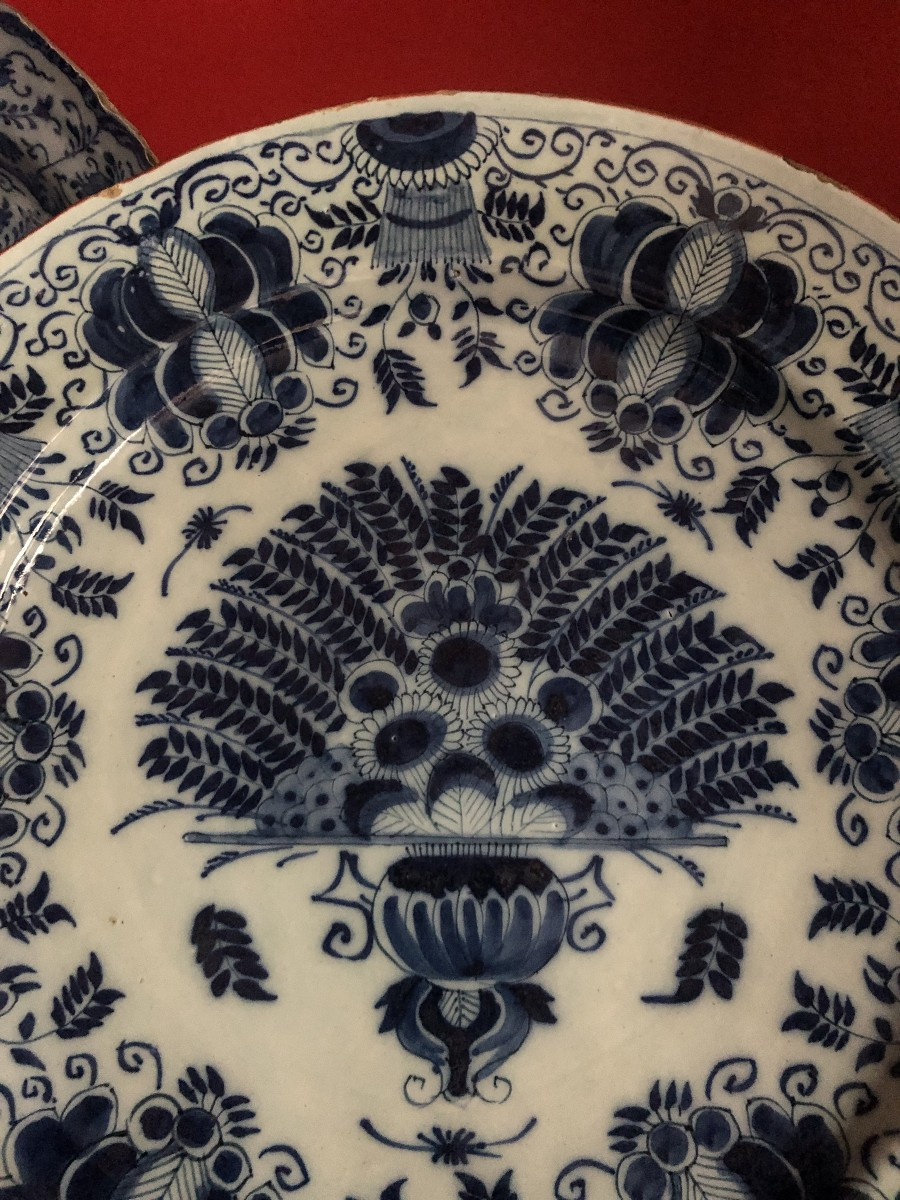 Plat Delft, XVIIIème .-photo-2