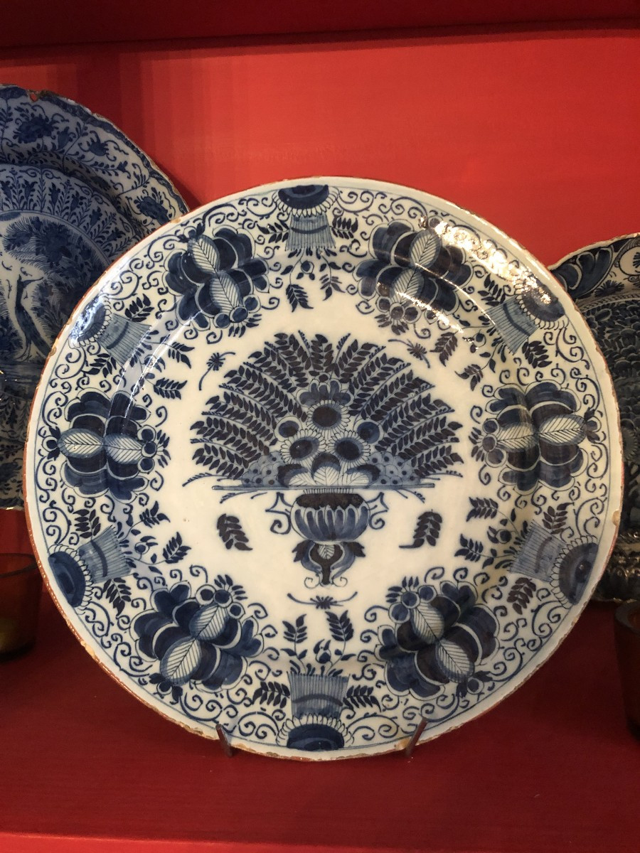 Plat Delft, XVIIIème .-photo-3