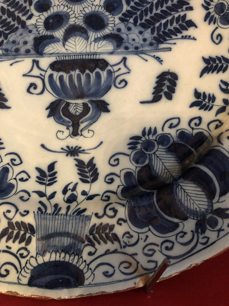 Plat Delft, XVIIIème .-photo-1