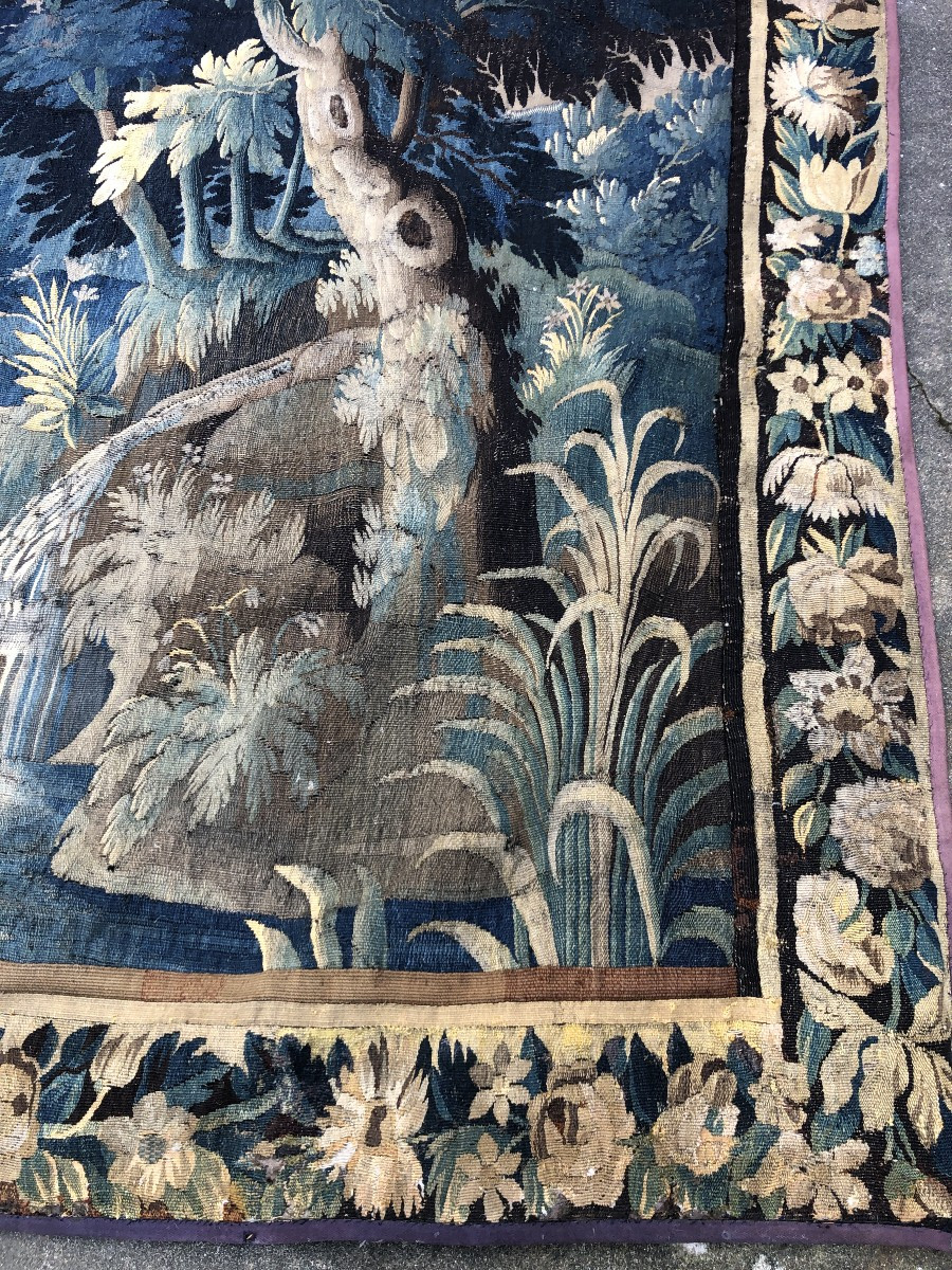 Tapisserie, Aubusson XVIIème .-photo-2