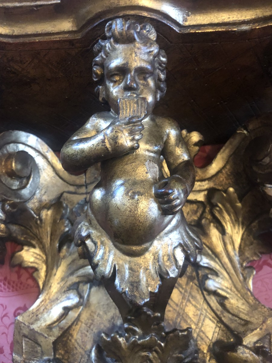 Wall Console, 19th Century.-photo-3