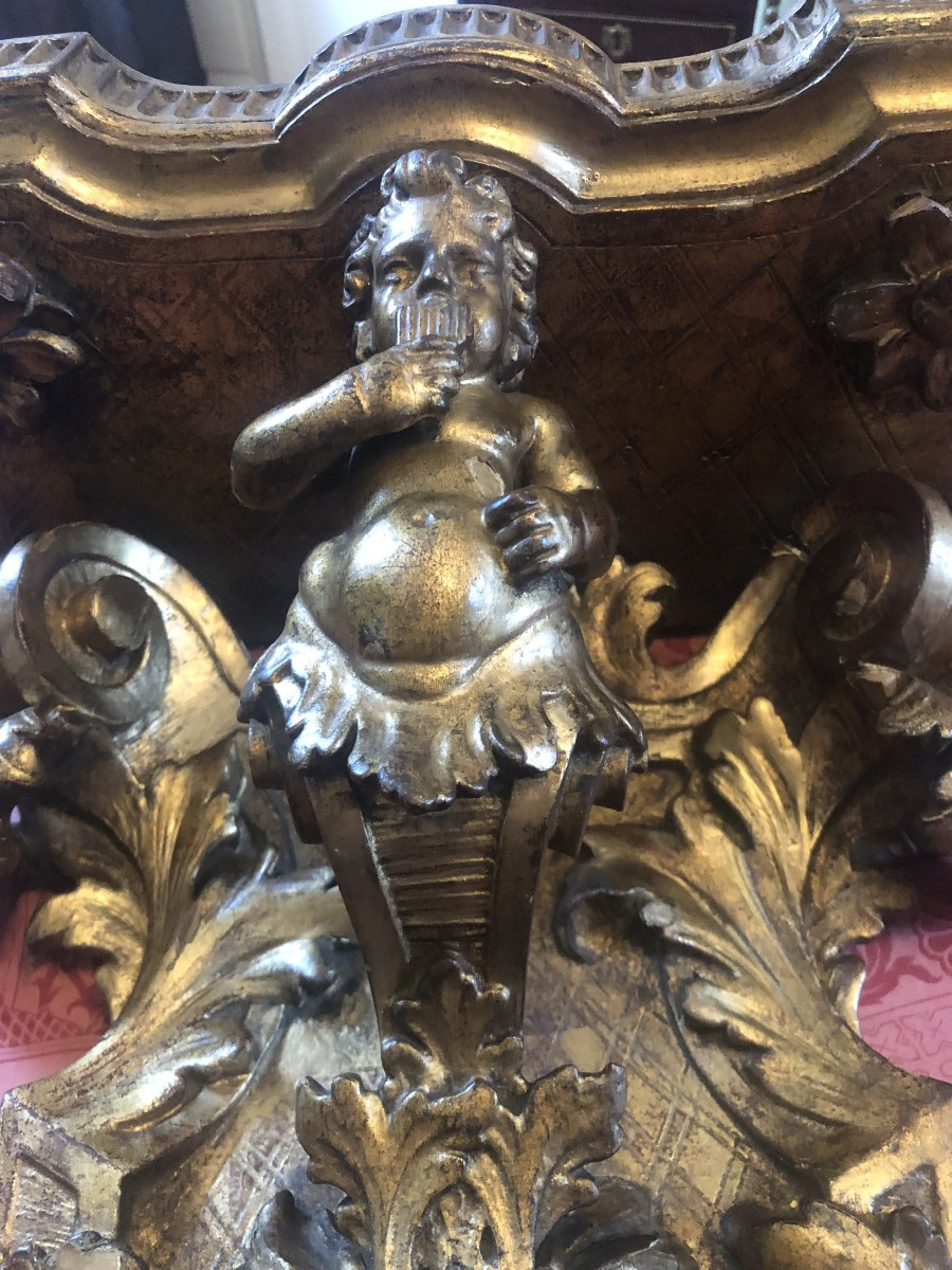 Wall Console, 19th Century.-photo-4