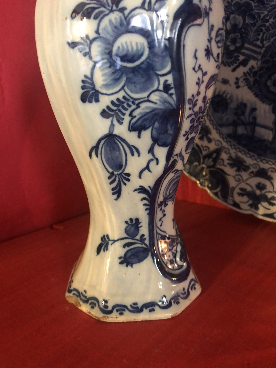 Delft Covered Pot, 18th Century.-photo-1