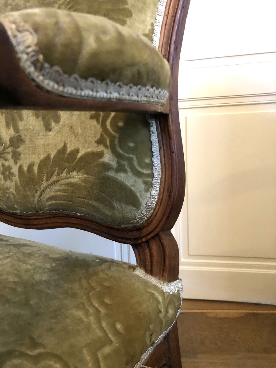 Pair Of Armchairs, 18th Century.-photo-5