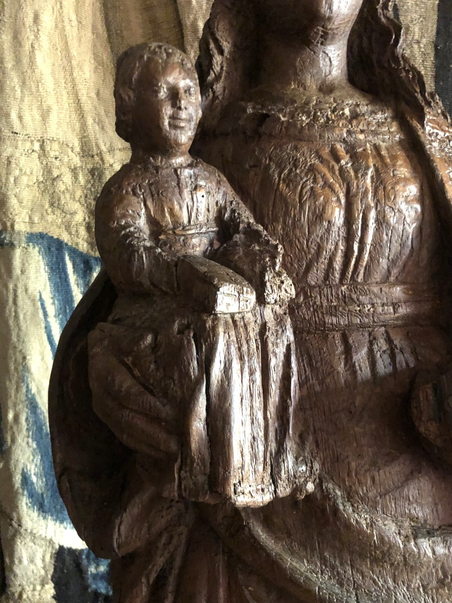 Vierge à l'enfant, XVIème .-photo-4