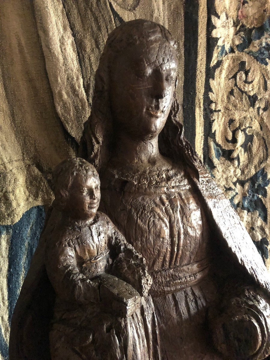 Vierge à l'enfant, XVIème .-photo-3