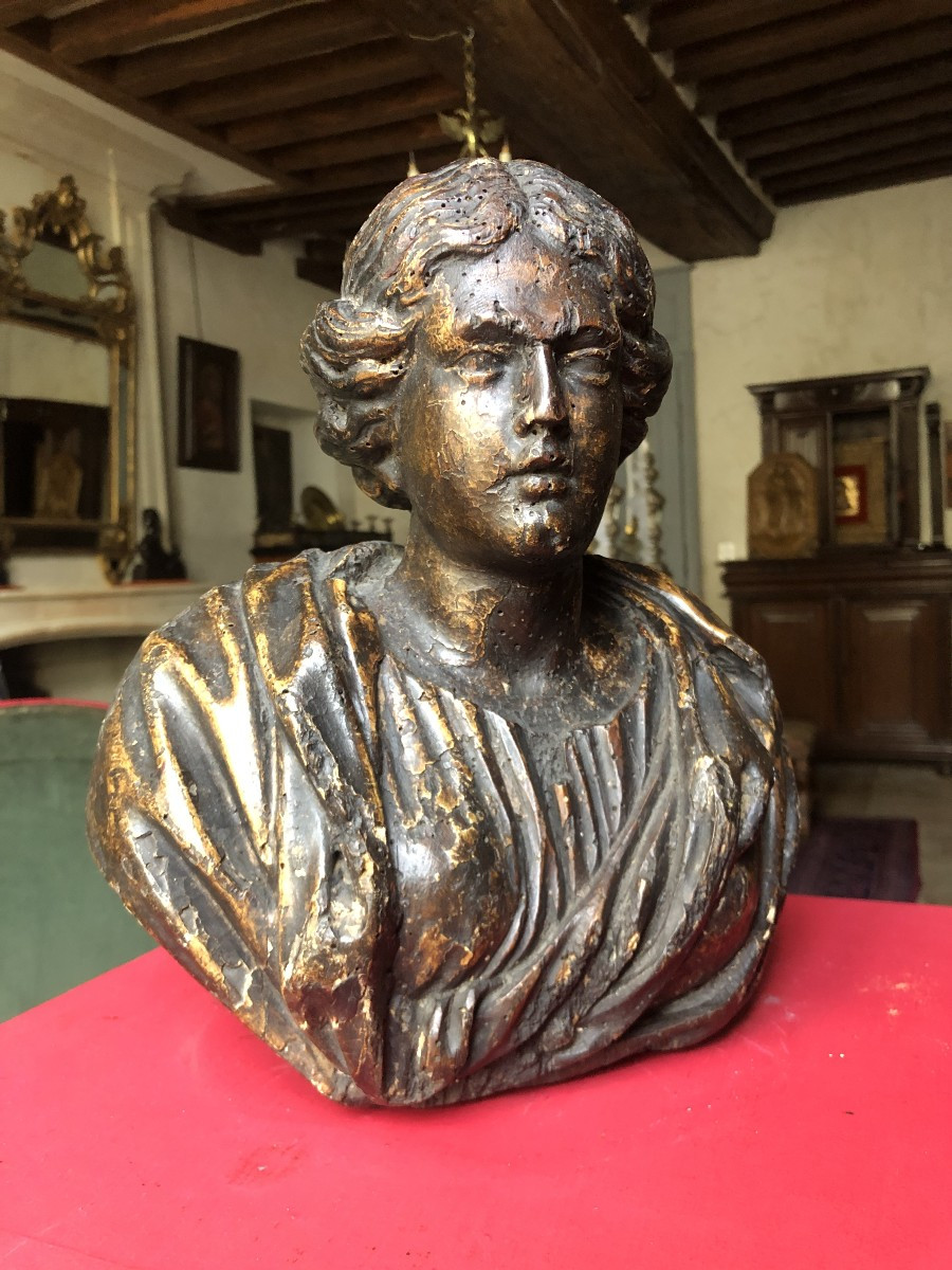 Bust Of A Woman, 17th Century.-photo-3