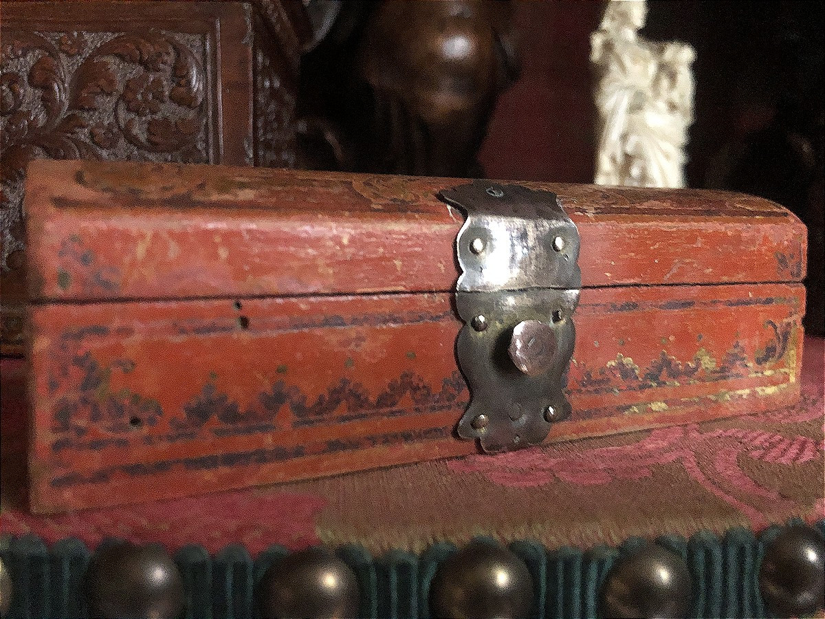 Pin Box, 18th Century.-photo-2