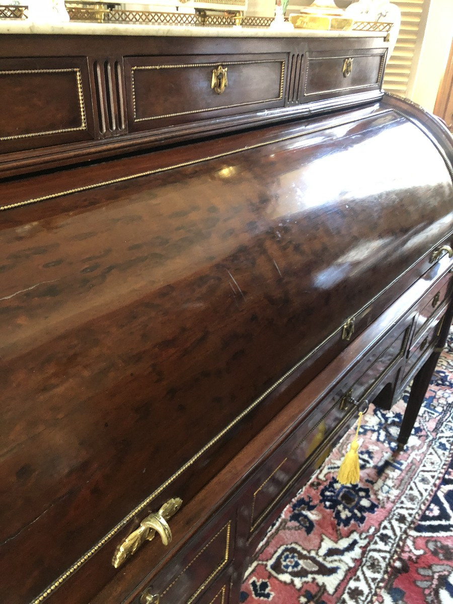 Cylinder Desk, 18th Century.-photo-7