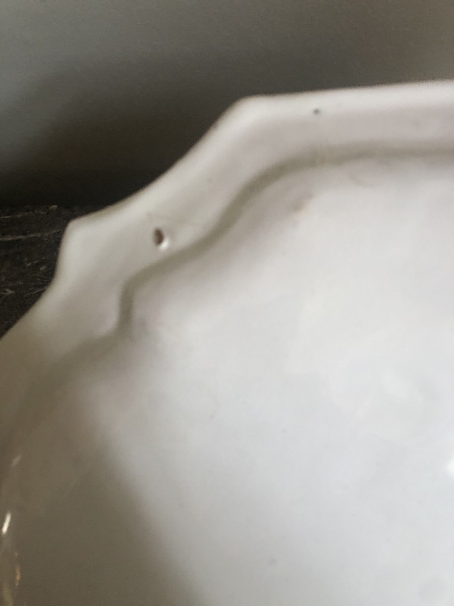 Grand plat de Moustiers, XVIIIème .-photo-3