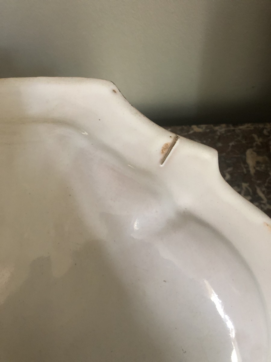 Grand plat de Moustiers, XVIIIème .-photo-4