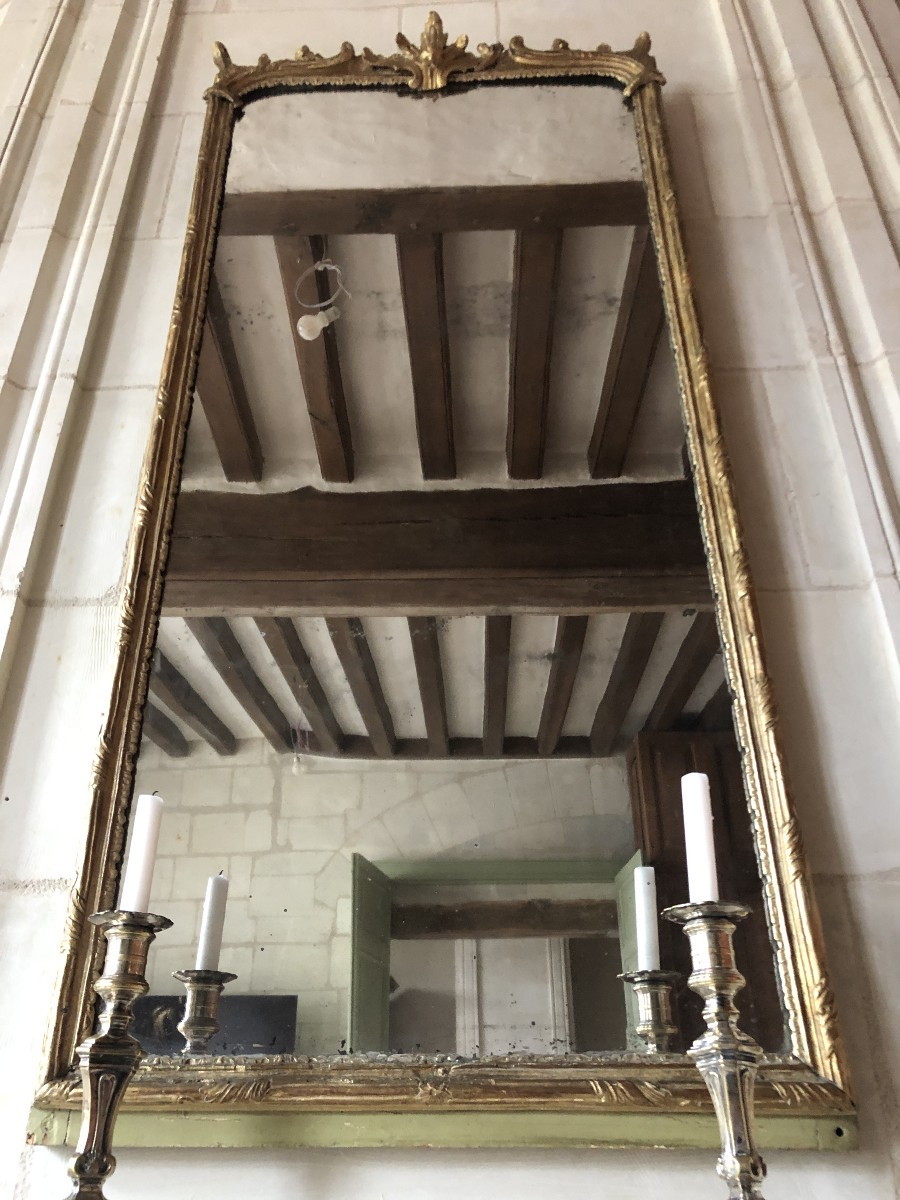 Miroir de boiserie,  XVIIIème .-photo-5