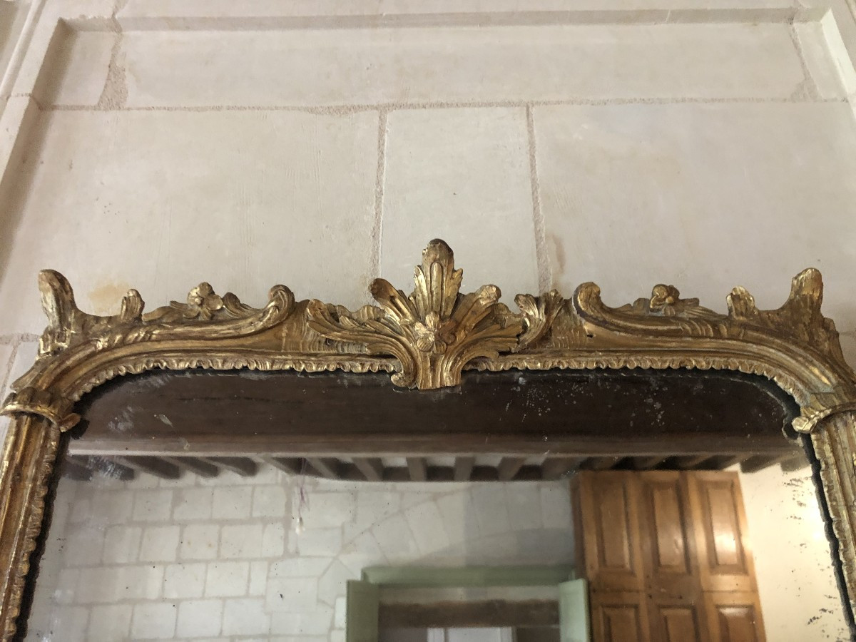 Miroir de boiserie,  XVIIIème .-photo-4