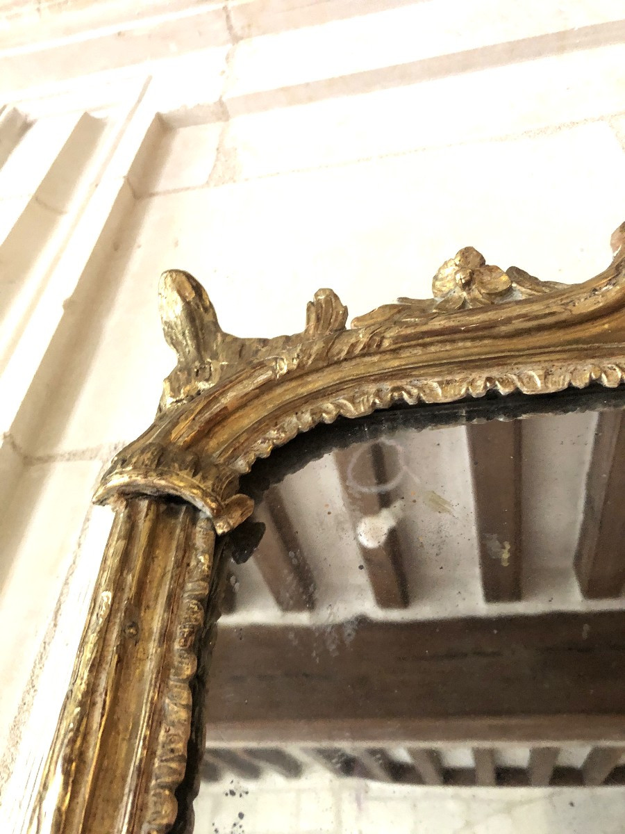 Miroir de boiserie,  XVIIIème .-photo-3