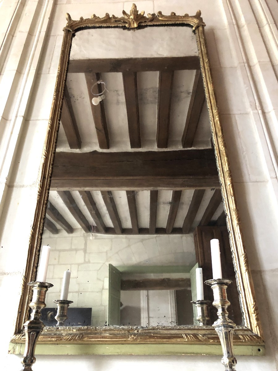Miroir de boiserie,  XVIIIème .-photo-4