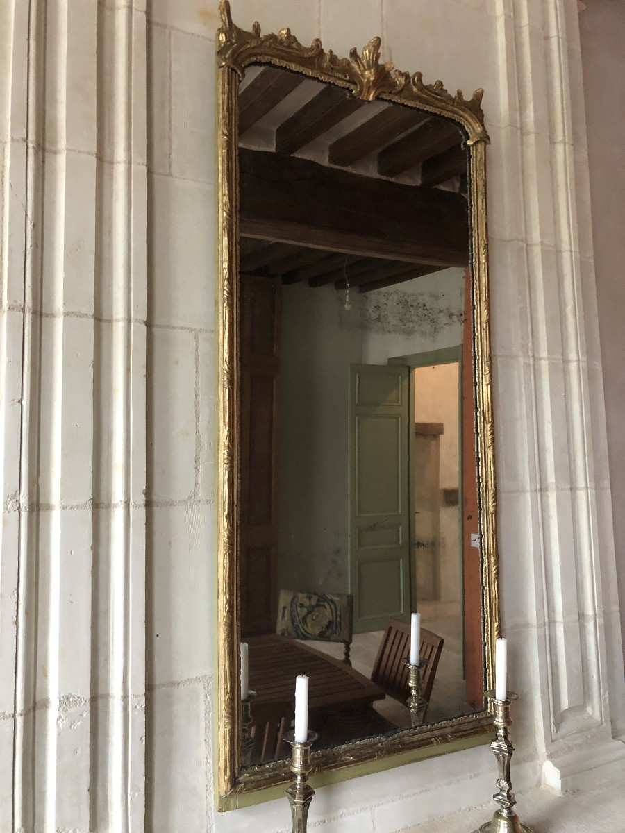 Miroir de boiserie,  XVIIIème .