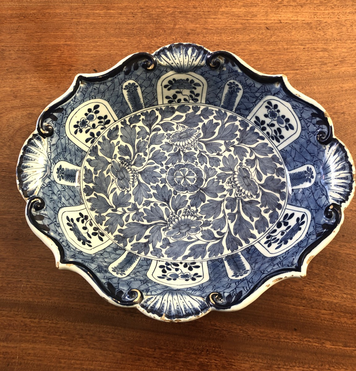 Plat Delft, XVIIIème .