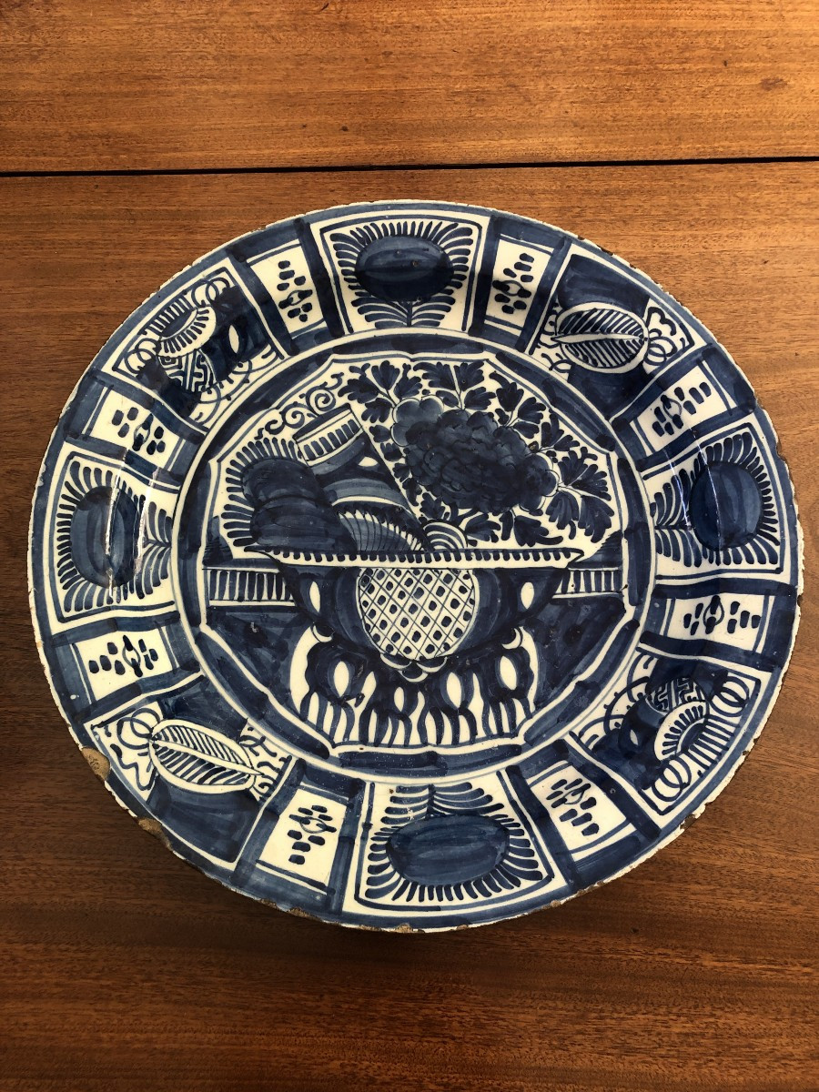 Plat Delft, XVIIIème .