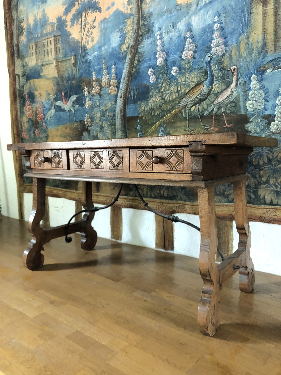 Spanish Table, 18th Century .-photo-2