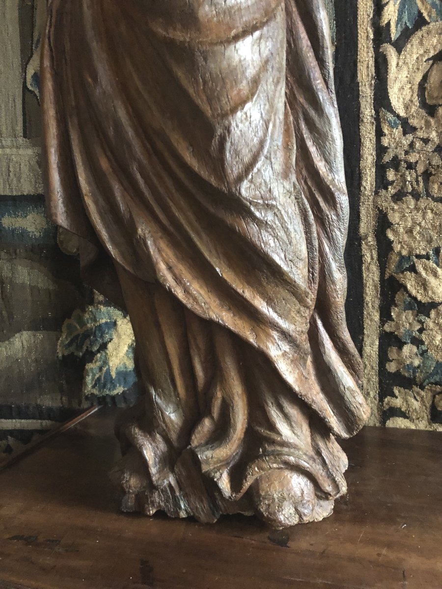 Large Madonna, 16th Century.-photo-3