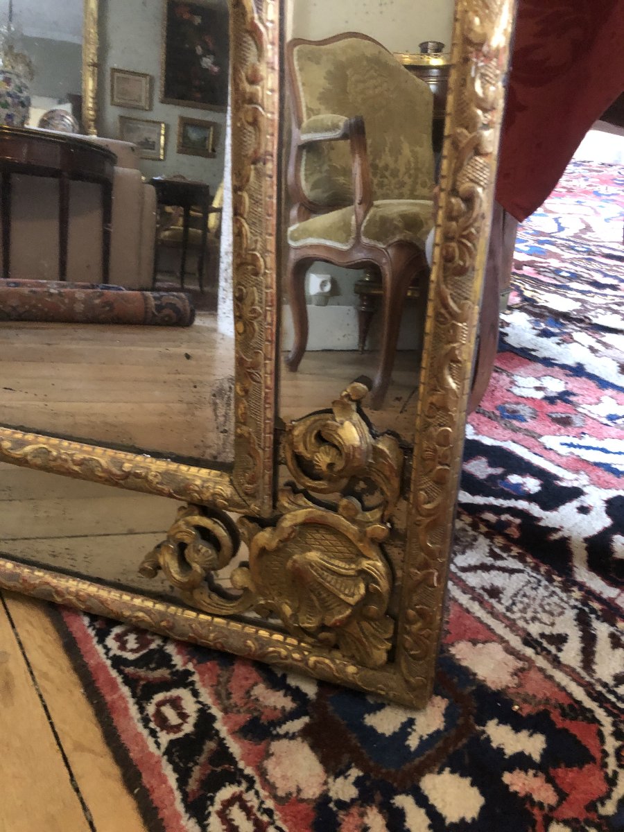 Large Mirror, Regency Style.-photo-1