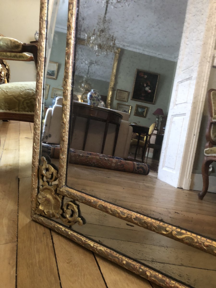 Large Mirror, Regency Style.-photo-5