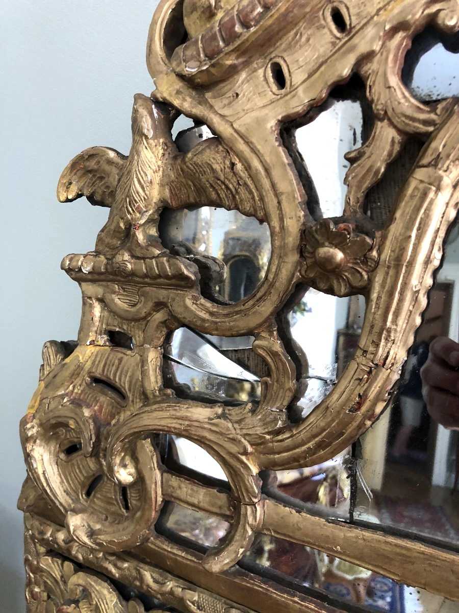 Large Mirror, Regency Style.-photo-7