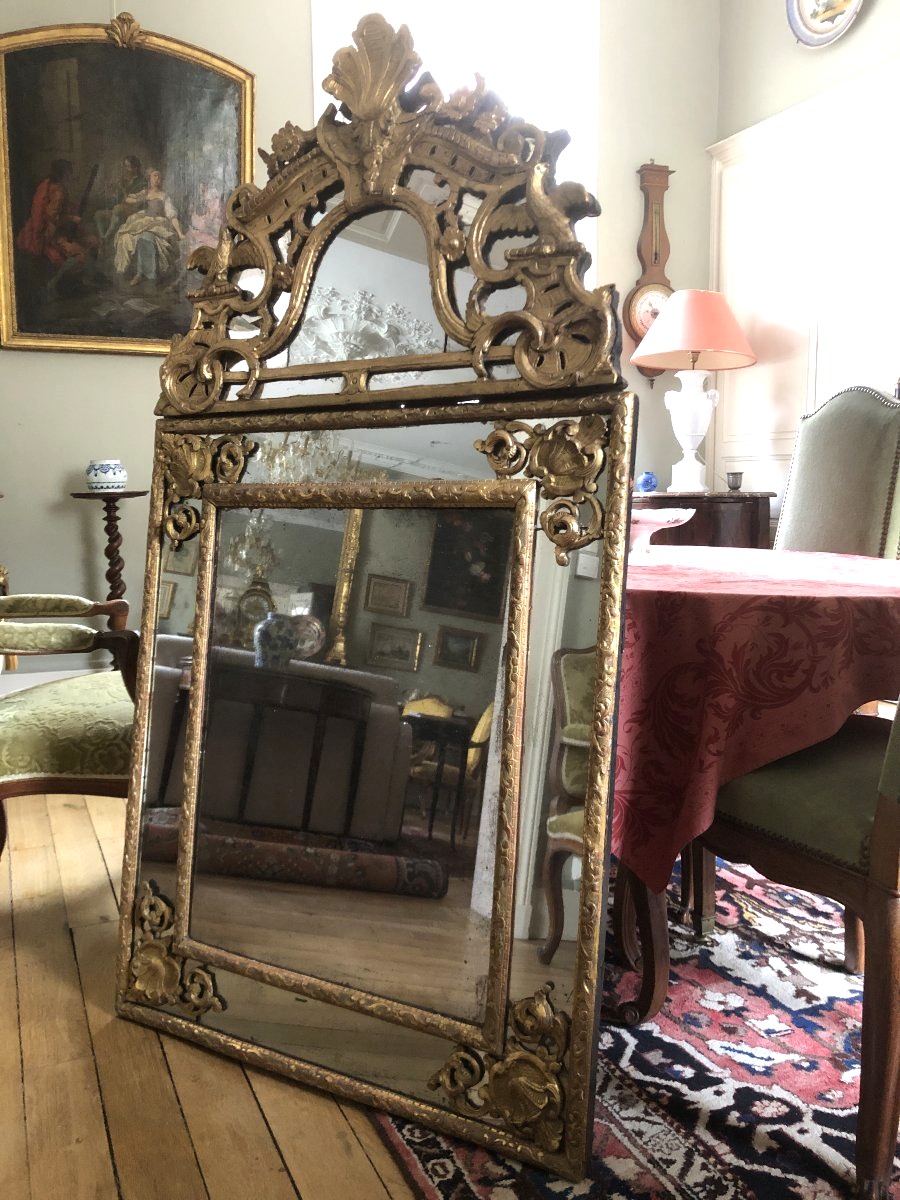 Large Mirror, Regency Style.
