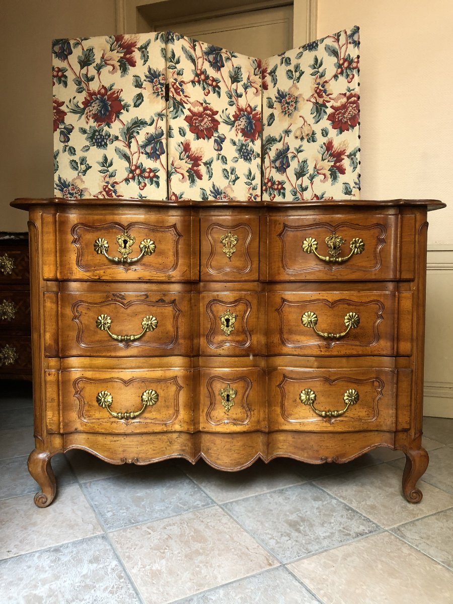 Crossbow Chest Of Drawers, 18th Century.-photo-2