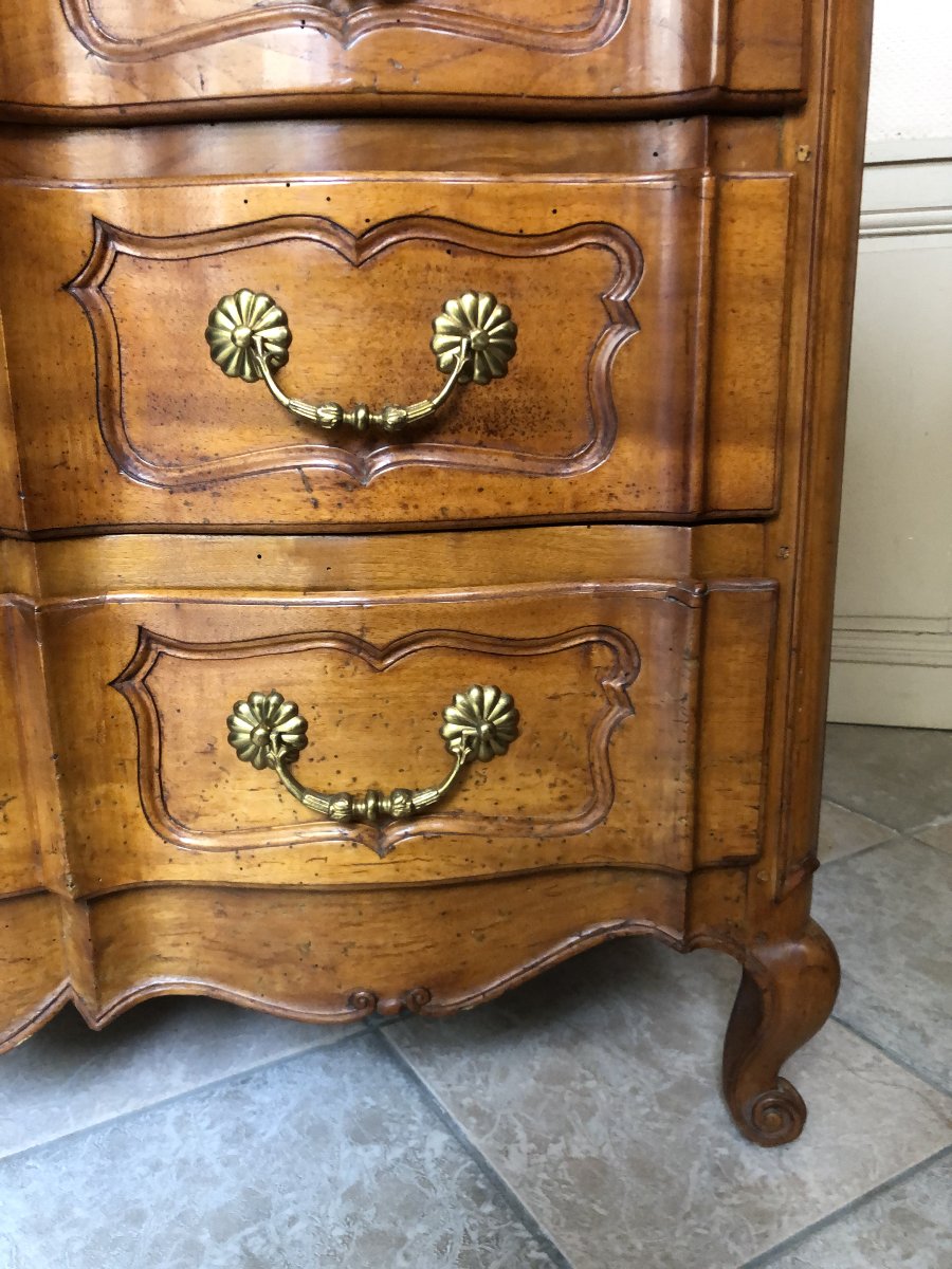 Crossbow Chest Of Drawers, 18th Century.-photo-3