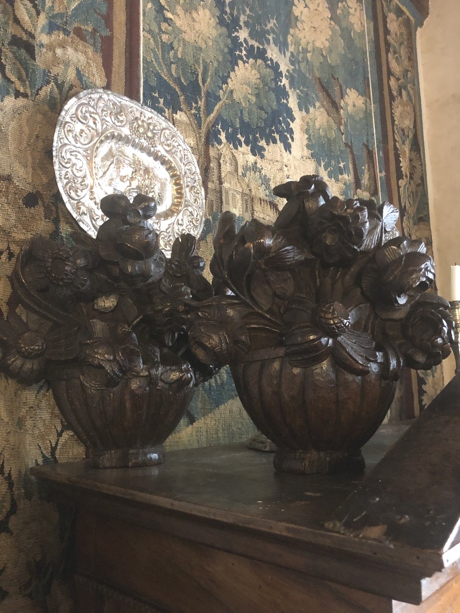 Vases fleuris, XVIIIème -photo-4