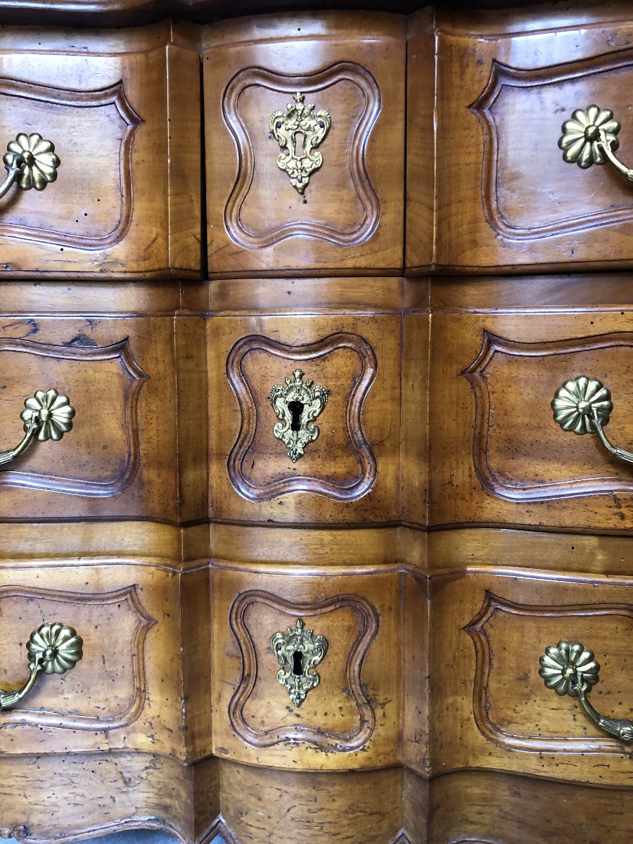 Crossbow Chest Of Drawers, 18th Century.-photo-2