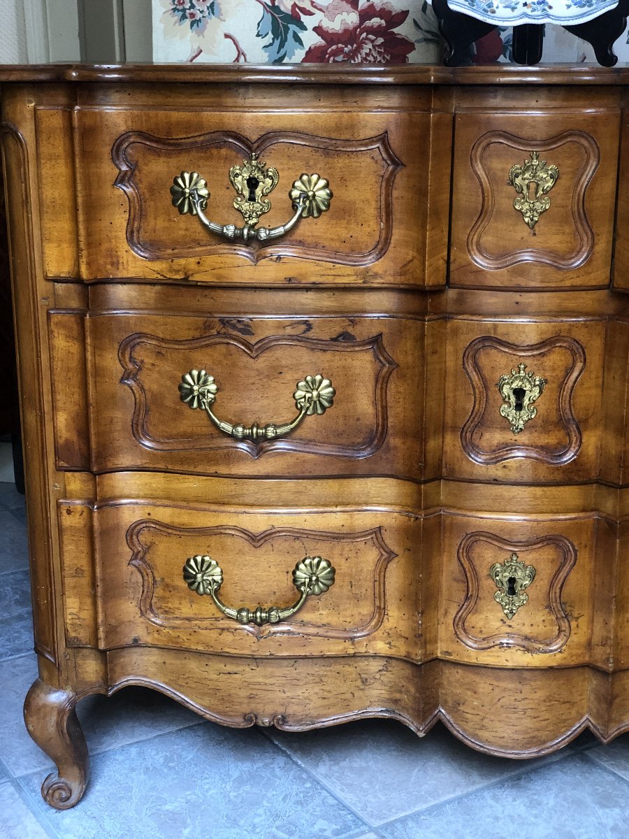Crossbow Chest Of Drawers, 18th Century.-photo-2