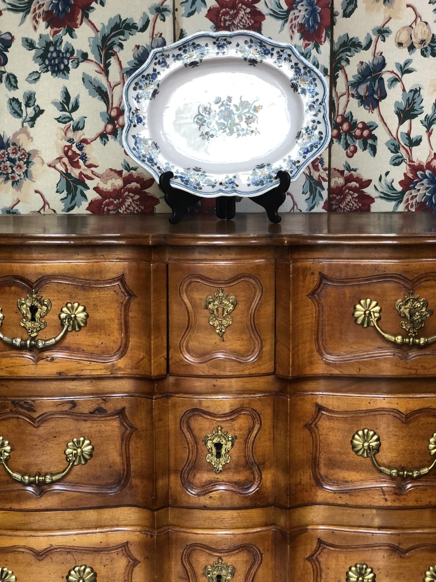 Crossbow Chest Of Drawers, 18th Century.-photo-4