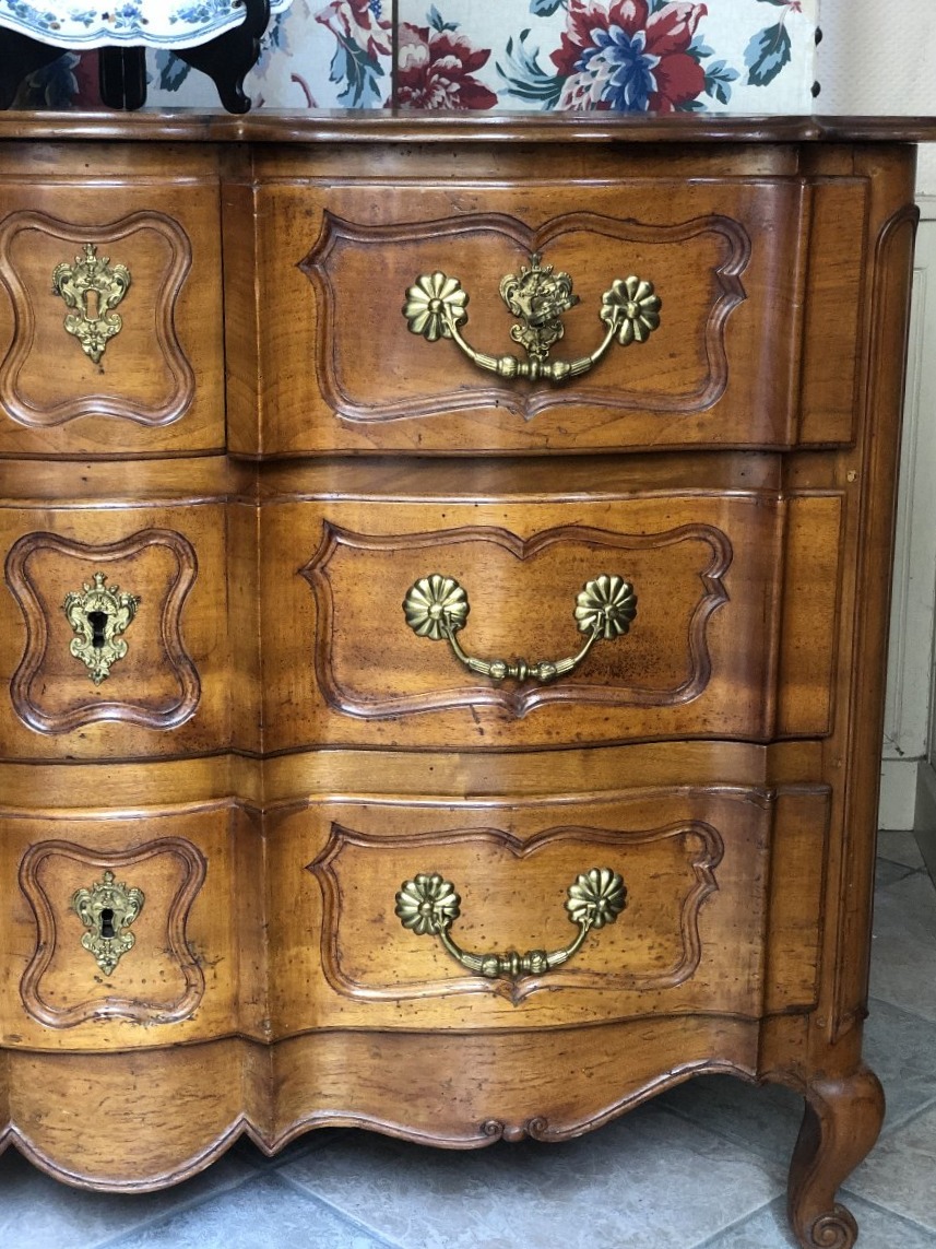 Crossbow Chest Of Drawers, 18th Century.-photo-5