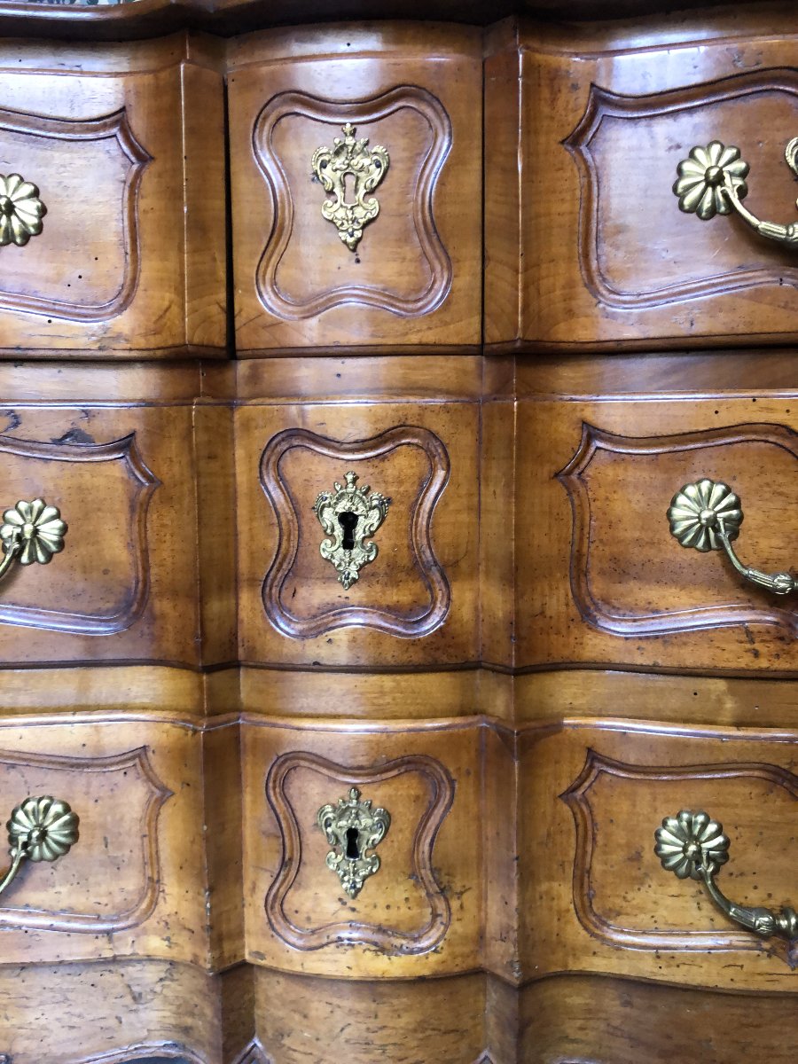 Crossbow Chest Of Drawers, 18th Century.-photo-8