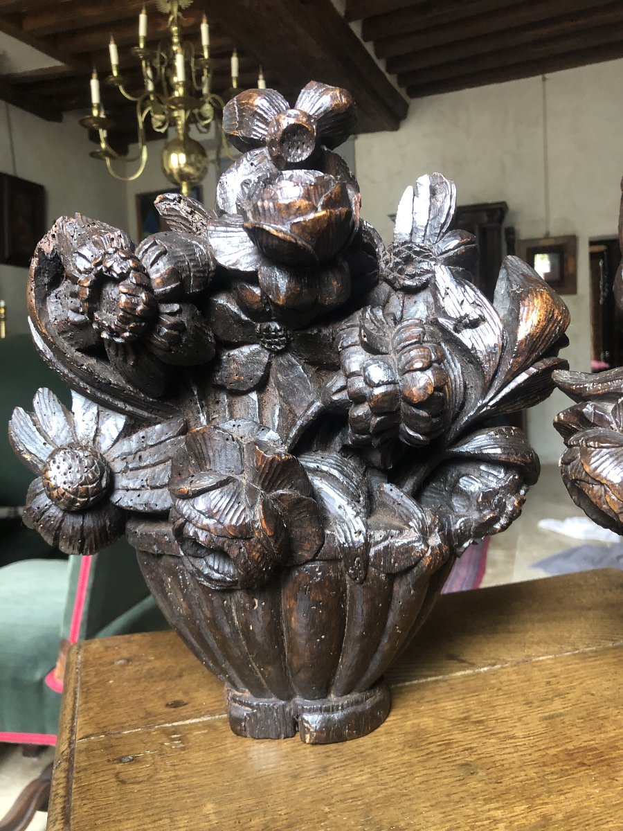 Vases fleuris, XVIIIème -photo-4