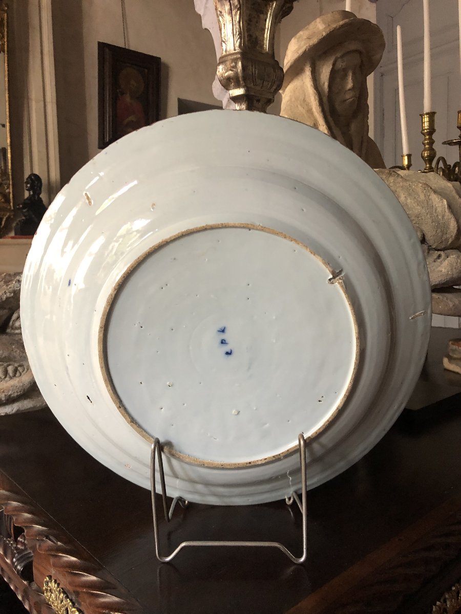 Plat Delft, XVIIIème .-photo-2
