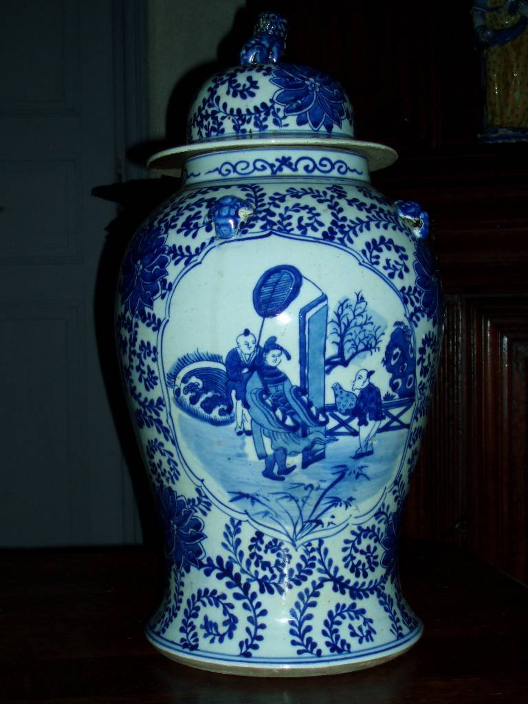 Large Chinese Vase, 19th Century.-photo-2