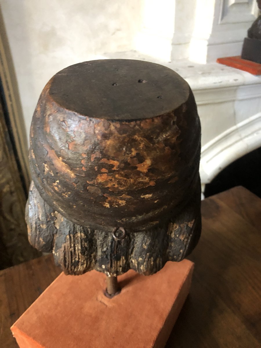Tête d'apôtre, XVIIème .-photo-1