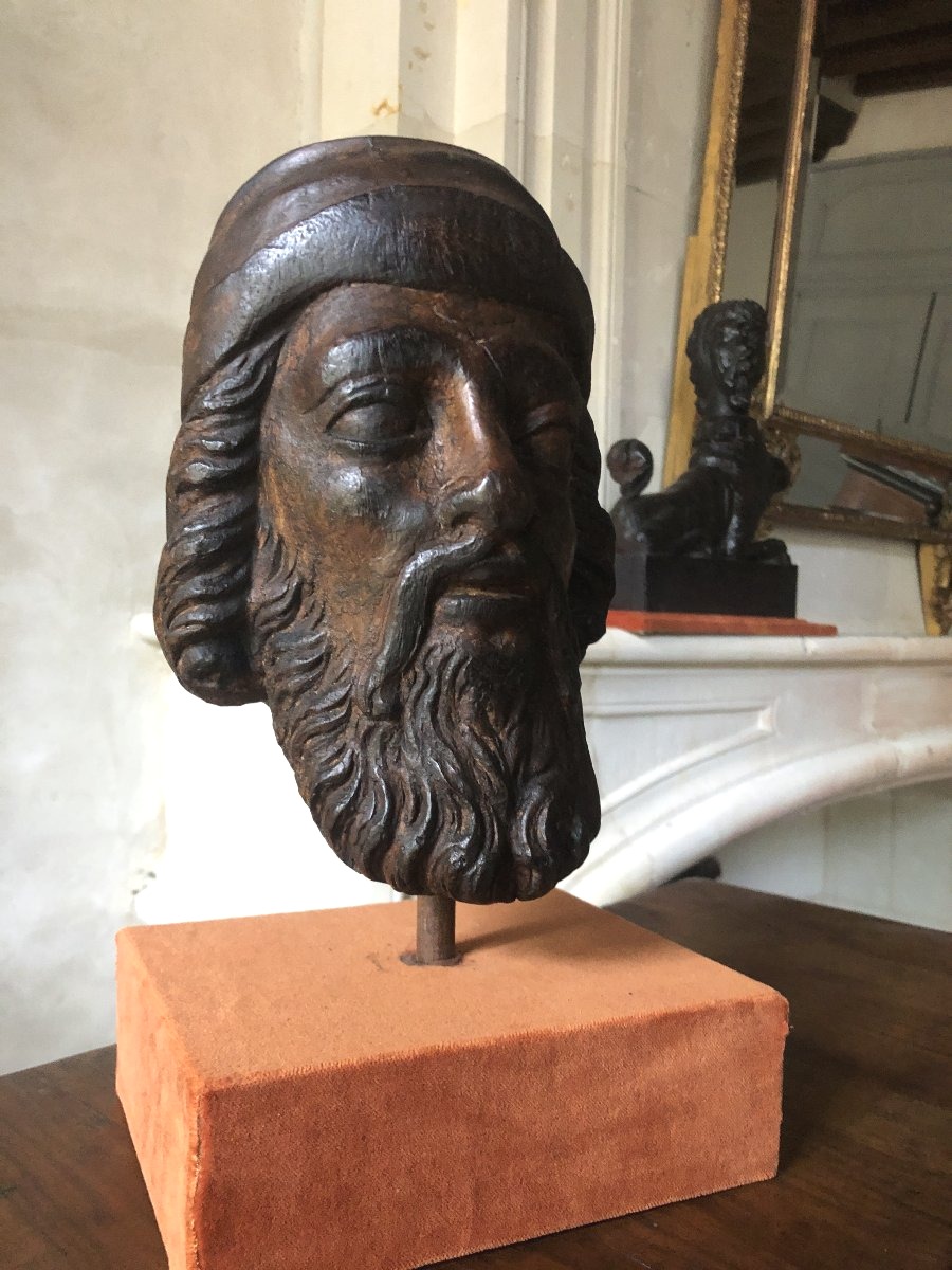 Tête d'apôtre, XVIIème .